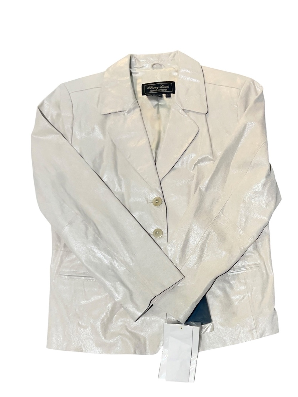Terry Lewis Classic Luxuries Shimmery Cream Blazer